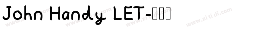 John Handy LET字体转换